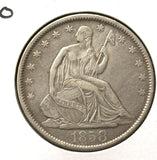 1858-O Seated Liberty Half Dollar, Nice XF. (22152)