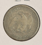 1869-S Seated Liberty Half Dollar, Circulated. (22158)
