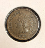 1879 Indian Head Cent, Choice AU, (22190)