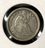 1840-O No Drapery Seated Liberty Dime, Nice VF. (22194)