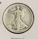1918-D Walking Liberty Half Dollar, Good, (22208)