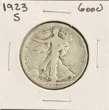 1923-S Walking Liberty Half Dollar, Good , (22222)