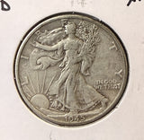 1945-D Walking Liberty Half Dollar, Nicely Circulated, (22268)
