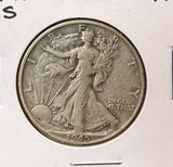 1945-S Walking Liberty Half Dollar, Nicely Circulated, (22272)