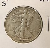 1946-S Walking Liberty Half Dollar, Nicely Circulated, (22282)