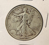 1947 Walking Liberty Half Dollar, Nicely Circulated, (22286)