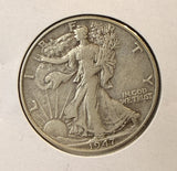 1947 Walking Liberty Half Dollar, Nicely Circulated, (22288)