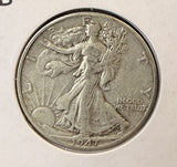 1947-D Walking Liberty Half Dollar, Nicely Circulated, (22290)
