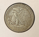 1947-D Walking Liberty Half Dollar, Nicely Circulated, (22290)