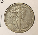 1947-D Walking Liberty Half Dollar, Nicely Circulated, (22292)