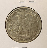 1942 Walking Liberty Half Dollar, Lightly Circulated, (22296)