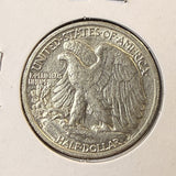 1942-D Walking Liberty Half Dollar, Lightly Circulated, (22300)