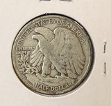 1942-S Walking Liberty Half Dollar, Nicely Circulated, (22304)