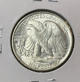 1943 Walking Liberty Half Dollar, Choice Uncirculated, (22310)