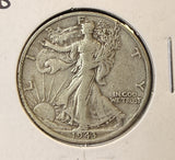 1943-D Walking Liberty Half Dollar, Nicely Circulated, (22314)