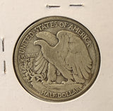 1943-S Walking Liberty Half Dollar, Nicely Circulated, (22316)