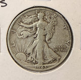 1943-S Walking Liberty Half Dollar, Nicely Circulated, (22318)