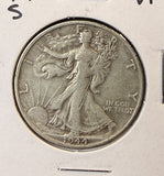 1944-S Walking Liberty Half Dollar, Nicely Circulated, (22327)