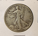 1945 Walking Liberty Half Dollar, Nicely Circulated, (22331)