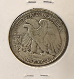1937 Walking Liberty Half Dollar, Nicely Circulated, (22343)