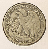1937-D Walking Liberty Half Dollar, Nicely Circulated, (22347)