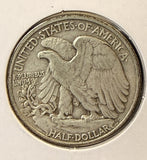 1938 Walking Liberty Half Dollar, XF, (22353)