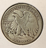 1939-D Walking Liberty Half Dollar, XF, (22363)