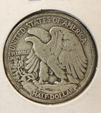1939-S Walking Liberty Half Dollar, Nicely Circulated, (22365)