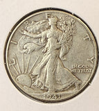 1941 Walking Liberty Half Dollar, Nicely Circulated, (22377)
