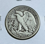 1916-D Walking Liberty Half Dollar, Nicely Circulated, (22478)