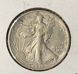 1916 Walking Liberty Half Dollar, Nice Uncirculated, (22514)