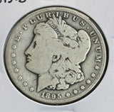 1895-S Morgan Silver Dollar, VG Key Date. (22524)