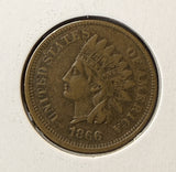 1866 Indian Head Cent, Nice XF (22542)