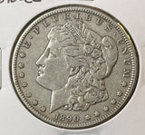 1890-CC Morgan Silver Dollar, Nicely Circulated. (22552)