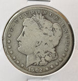 1902-S Morgan Silver Dollar, Nicely Circulated. (22556)