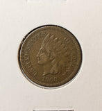 1868 Indian Head Cent, Nicely Circulated. (22566)