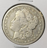 1883-CC Morgan Silver Dollar, Nicely Circulated. (22572)