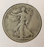 1936 Walking Liberty Half Dollar, Nicely Circulated, (22622)