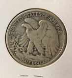 1937-S Walking Liberty Half Dollar, Nicely Circulated, (22626)
