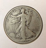 1939-D Walking Liberty Half Dollar, Nicely Circulated, (22632)