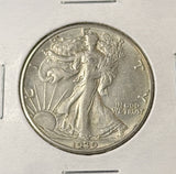 1939-D Walking Liberty Half Dollar, Nice AU, (22654)