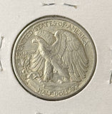 1939-D Walking Liberty Half Dollar, Nice AU, (22654)