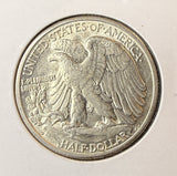 1941-D Walking Liberty Half Dollar, Choice AU, (22660)