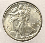 1942 Walking Liberty Half Dollar, Choice AU, (22664)