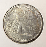 1942 Walking Liberty Half Dollar, Nice Unc, (22666)