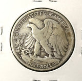 1929-S Walking Liberty Half Dollar, Nicely Circulated, (22676)