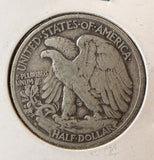 1929-S Walking Liberty Half Dollar, Nicely Circulated, (22682)