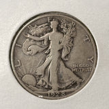 1928-S Walking Liberty Half Dollar, Nicely Circulated, (22690)