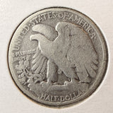1927-S Walking Liberty Half Dollar, Nicely Circulated, (22692)