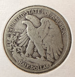 1927-S Walking Liberty Half Dollar, Nicely Circulated, (22694)